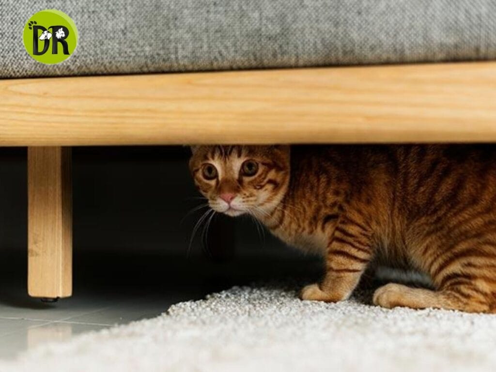 اختباء القطط المفاجئ قد يدل على ألم أو مشكلة صحية